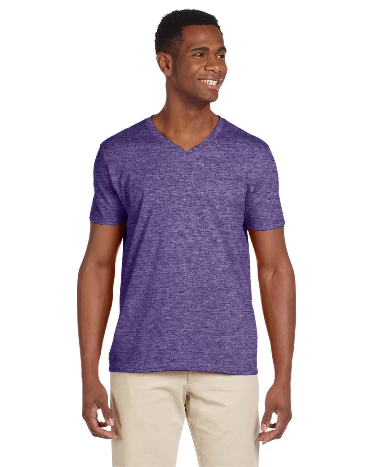 64V00 Gildan Adult Softstyle V Neck T Shirts SKU: 64V00