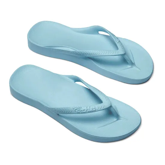 Archie's  Support Flip Flops Sky Blue