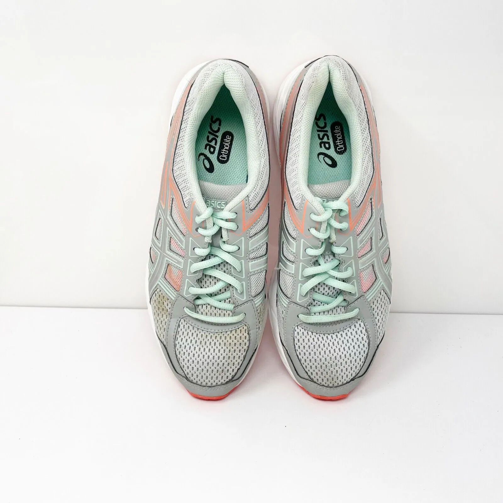 Asics Womens Gel Contend 4 T765Q Gray Running Shoes Sneakers Size 8