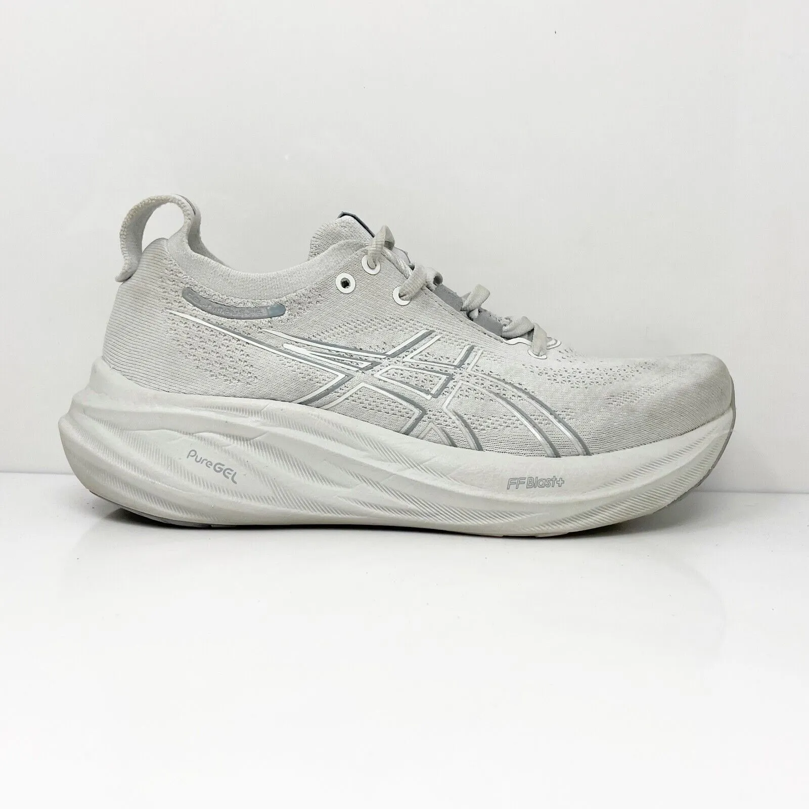 Asics Womens Gel Nimbus 26 1012B601 Gray Running Shoes Sneakers Size 6.5