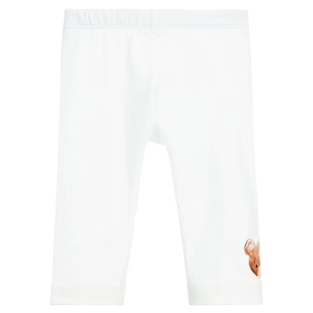Baby Girls Ivory Leggings