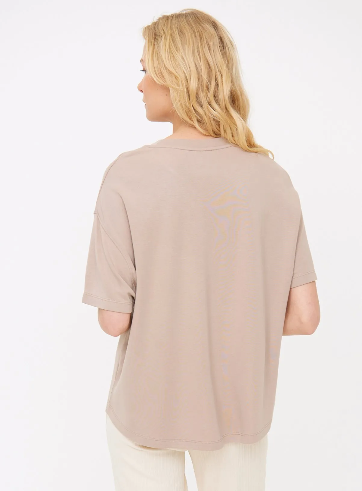 Buy Stone Boxy Fit Ponte T-Shirt 20 | T-shirts | Tu