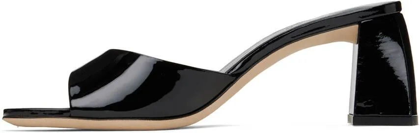 BY FAR Black Romy Heeled Sandals