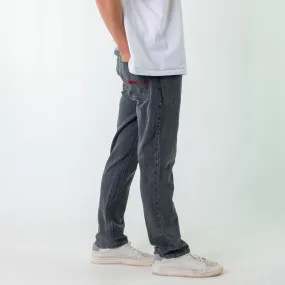 Charcoal Grey 90s  Mecca Jeans Denim Jeans Baggy Pants (32x32)