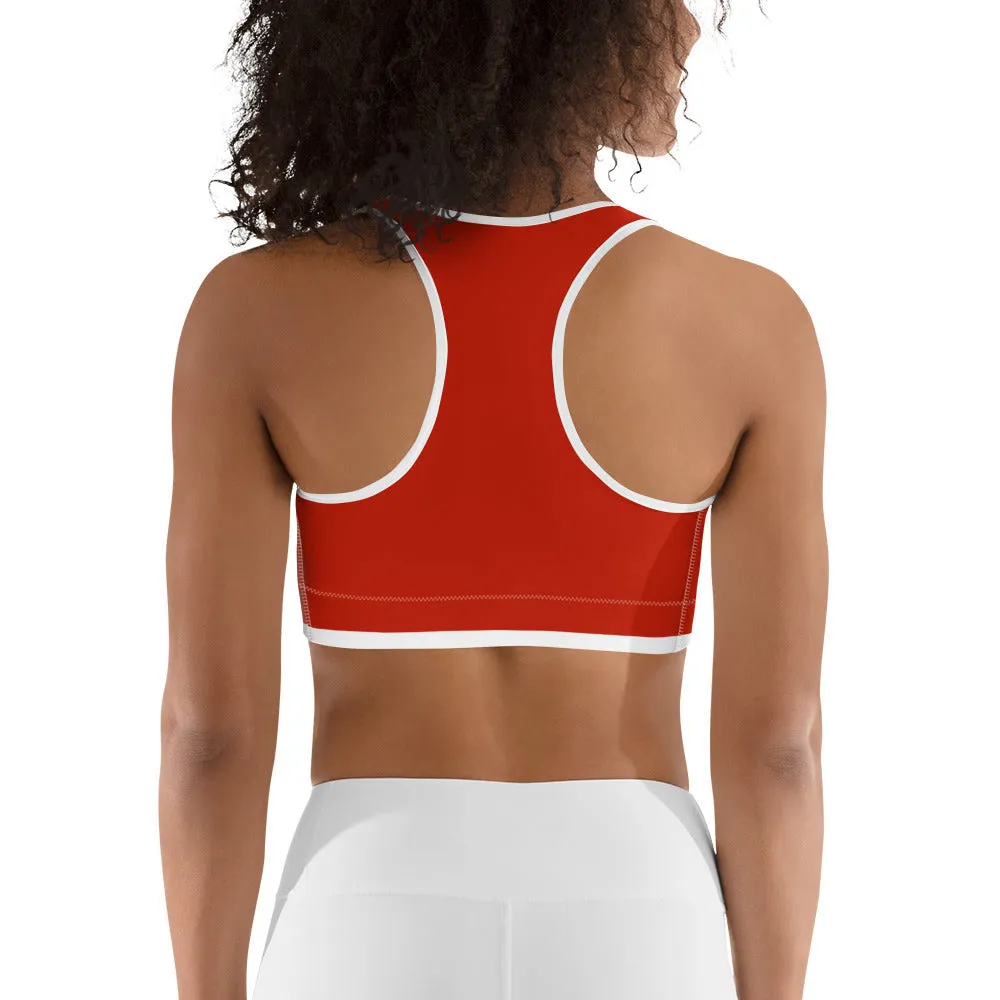 Christmas Shorts Sports Bra