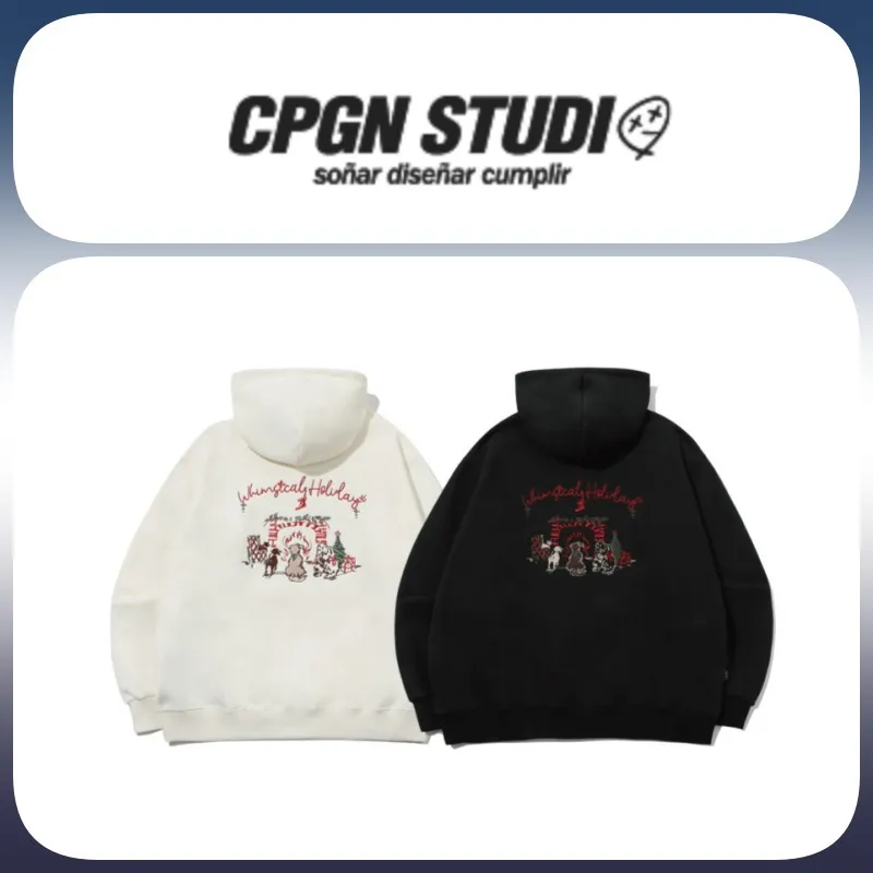 COMPAGNO  |Unisex Long Sleeves Oversized Hoodies