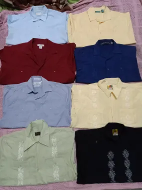 Cuban shirts 15 pieces