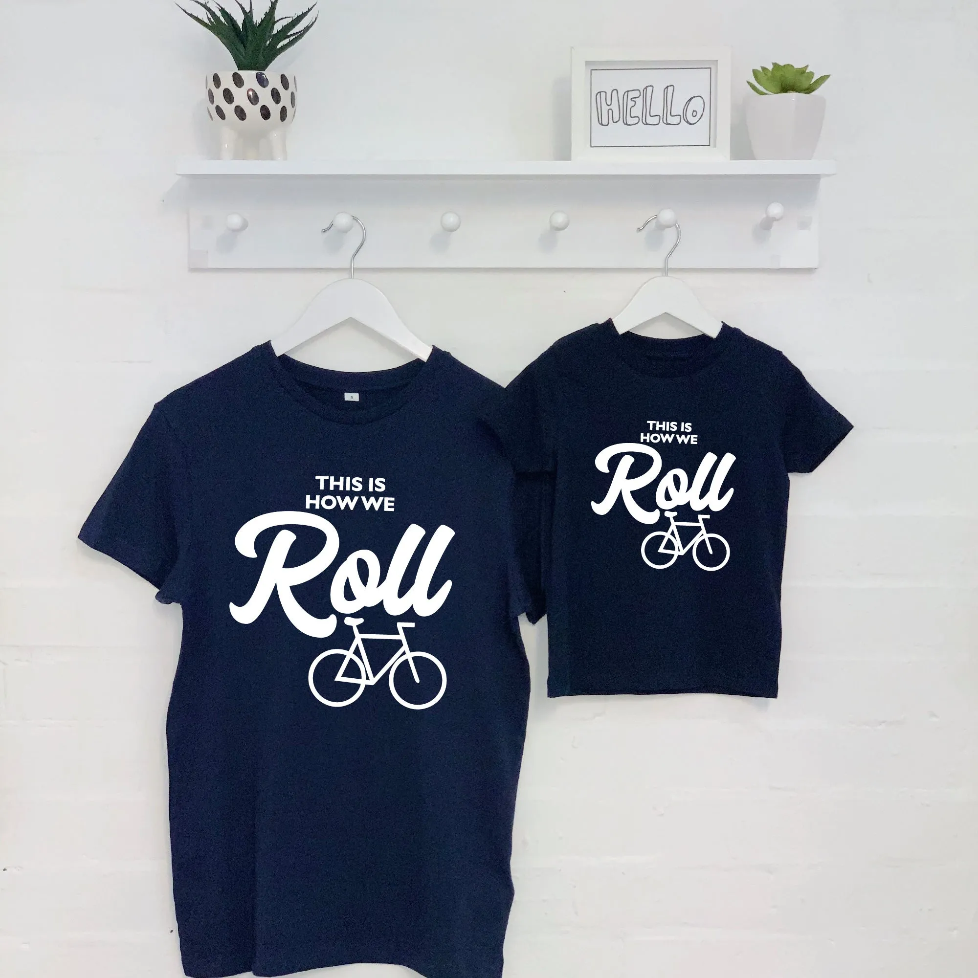Cycling Parent And Child T Shirts