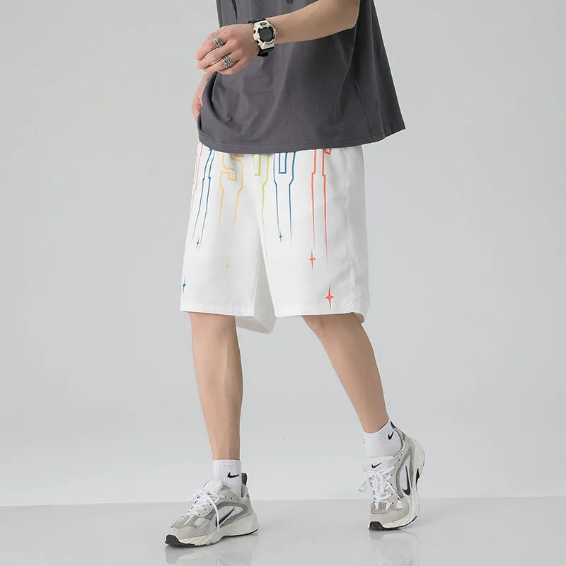 DISOUT Paint Dripping Shorts