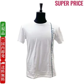 EMPORIO ARMANI  |Crew Neck Plain Cotton Short Sleeves Logo Crew Neck T-Shirts