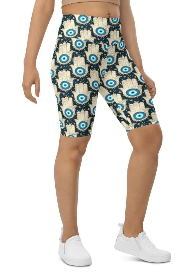 Eye Talisman Biker Shorts