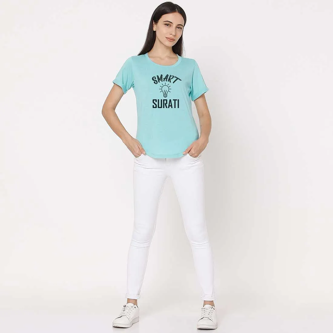 Gym T Shirts For Women Madras City Tees - Smart Surati