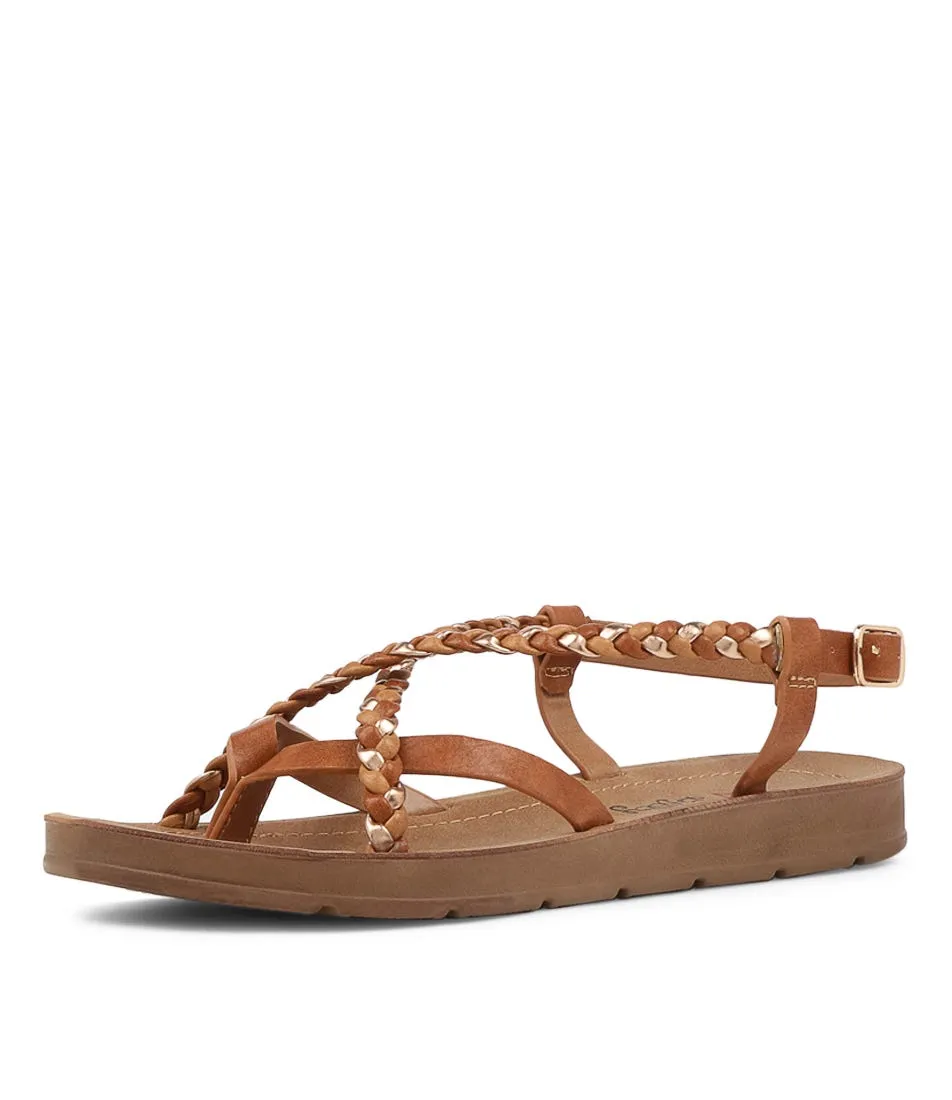 I LOVE BILLY Makka Tan Multi Sandals