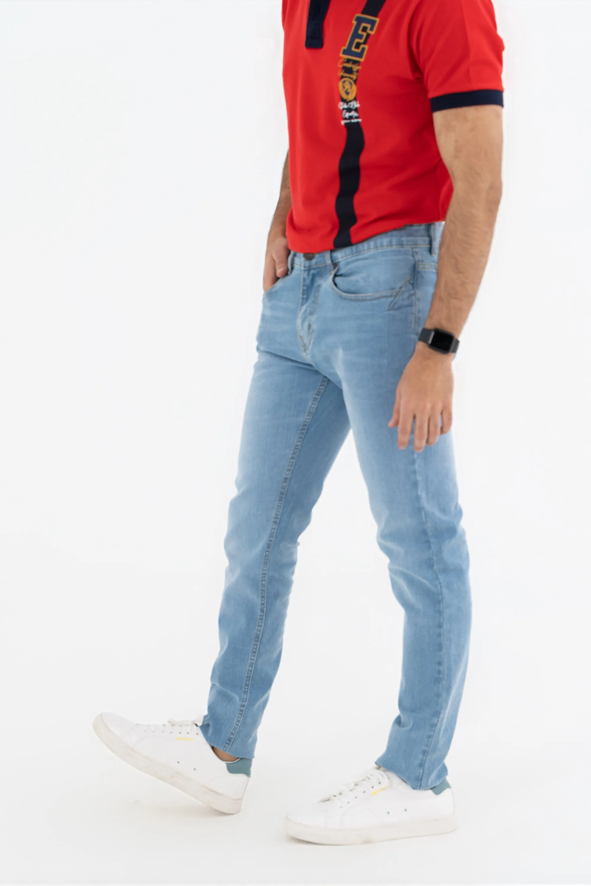 Light Blue Slim Fit Jeans