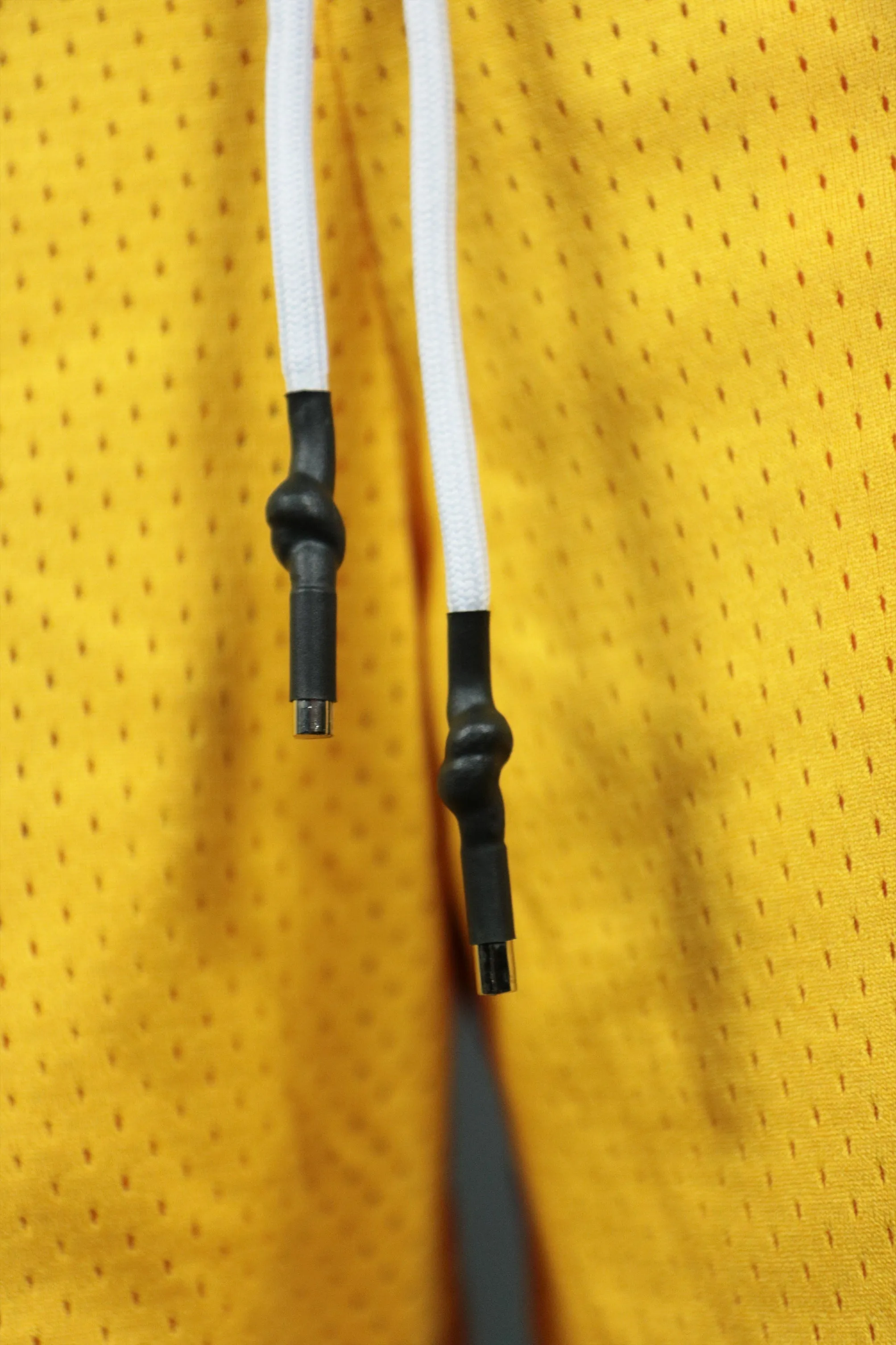 Los Angeles Zipper Pocket Shorts | Yellow Men's Basketball Swingman Shorts