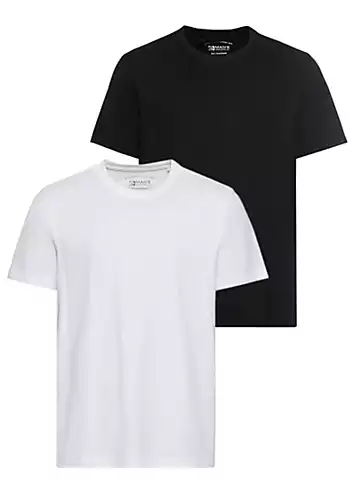 Man’s World Pack of 2 Round Neck T-Shirts | Grattan