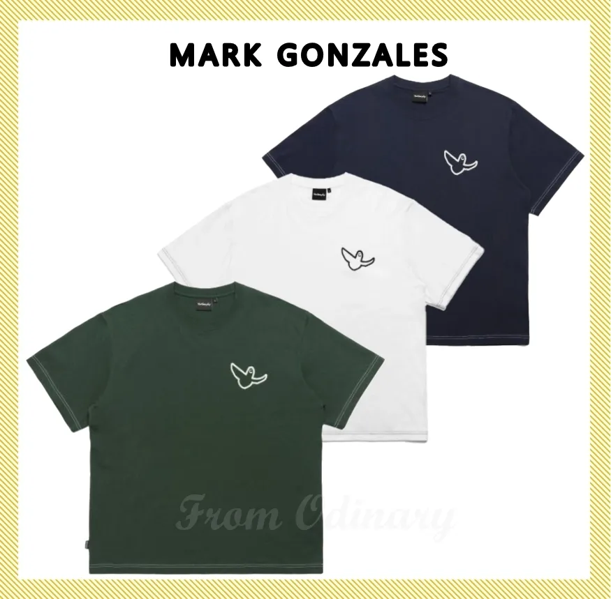 Mark Gonzales  |Unisex Street Style Short Sleeves Logo T-Shirts