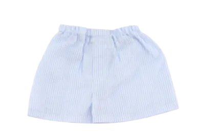 Mint Seersucker Shorts, Baby Blue