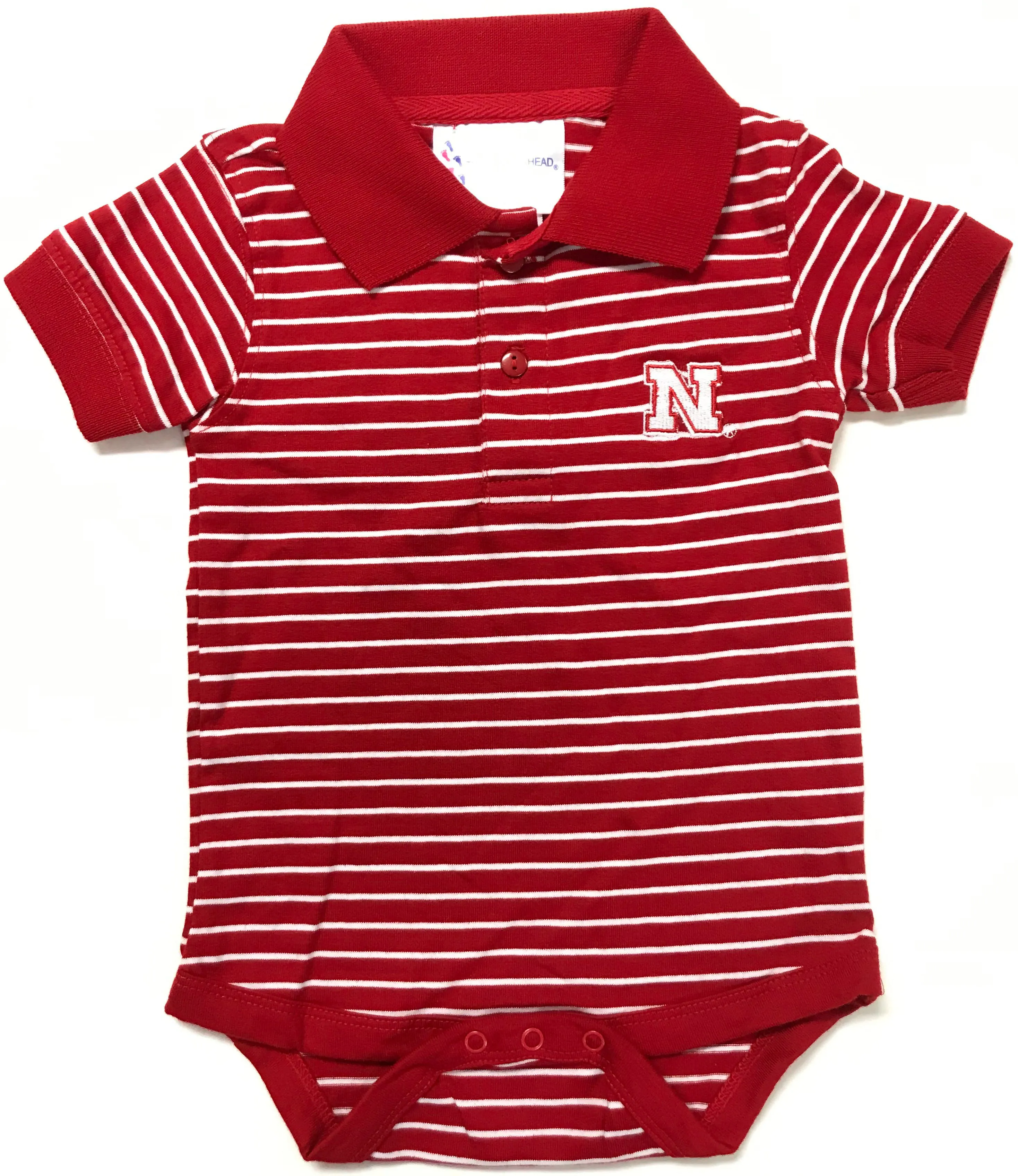 Nebraska Jersey Stripe Golf Creeper
