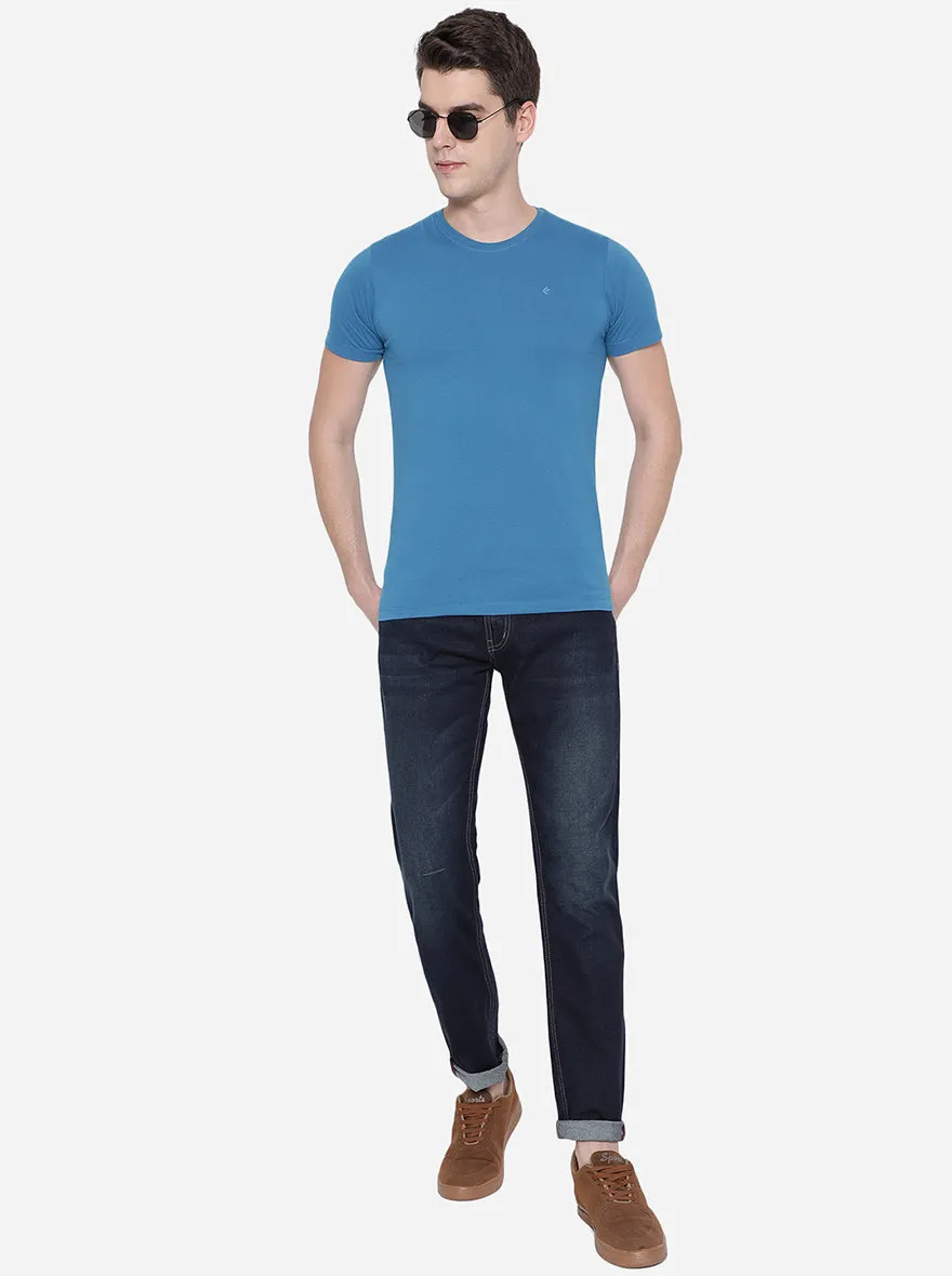 Night Blue Washed Narrow Fit Jeans | Greenfibre
