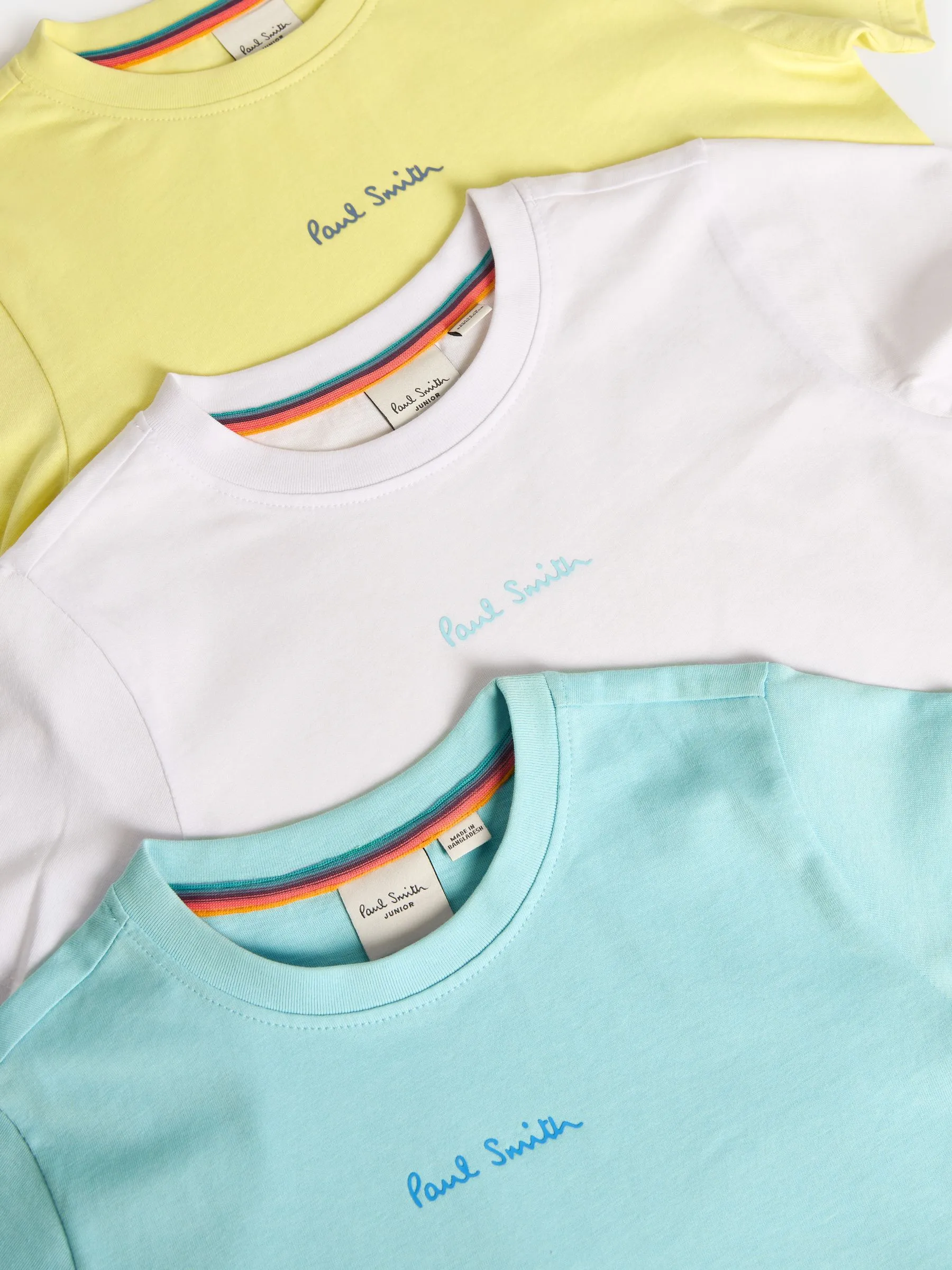 Paul Smith Junior Boys Signature T-Shirts 3 Pack