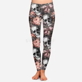 Peach Skull Soft Leggings