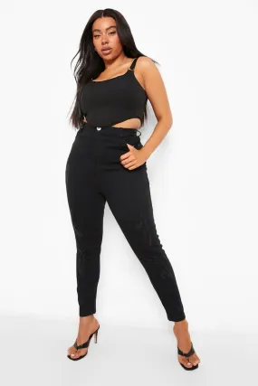 Plus Super Distressed Skinny Jeans