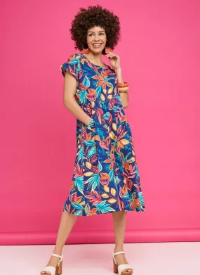 Pure Cotton Jersey Print Dress