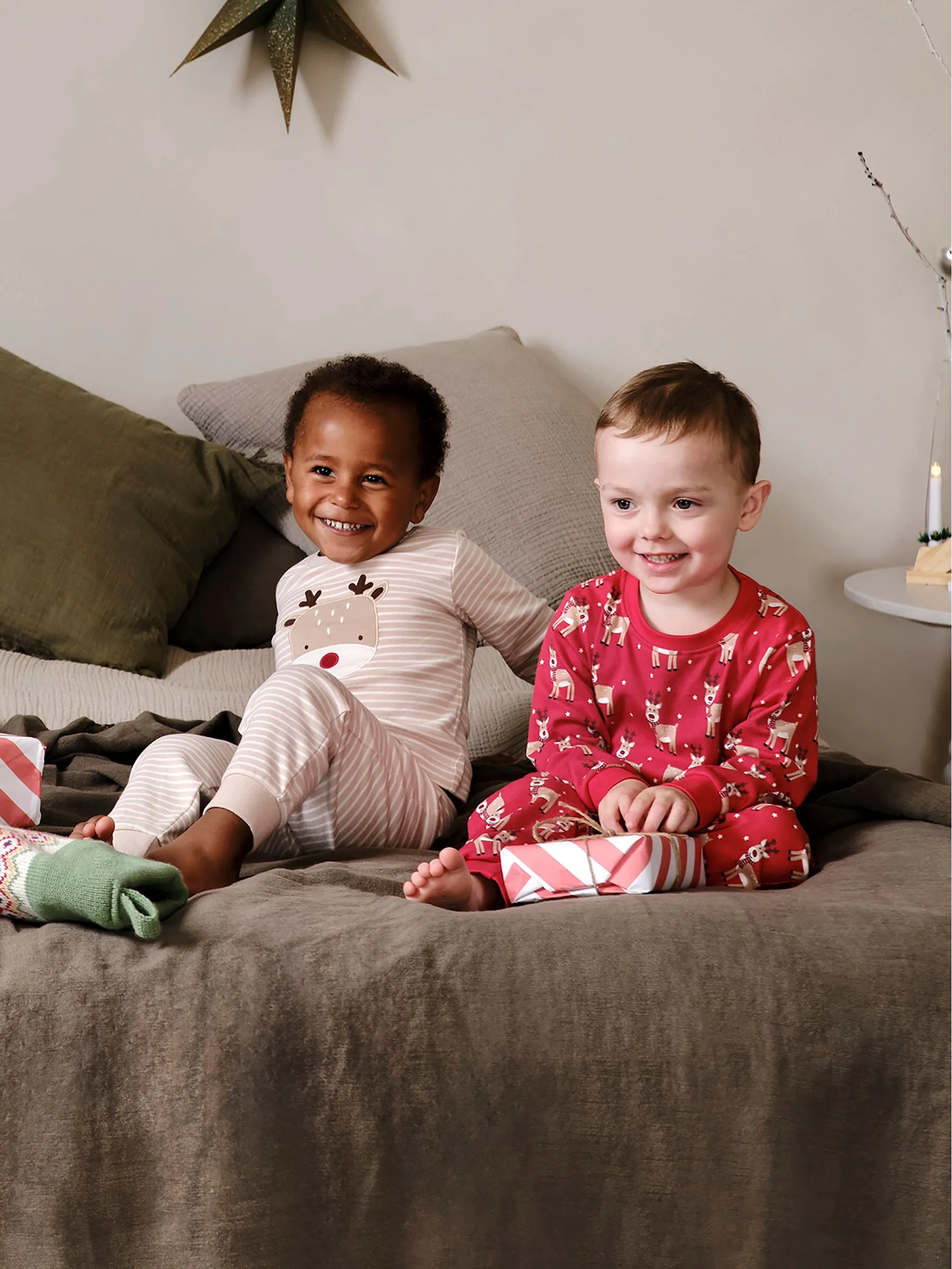 Red Christmas Jersey Pyjamas