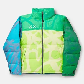 Retro 1996 Nuptse Green Jacket - Puffer jackets