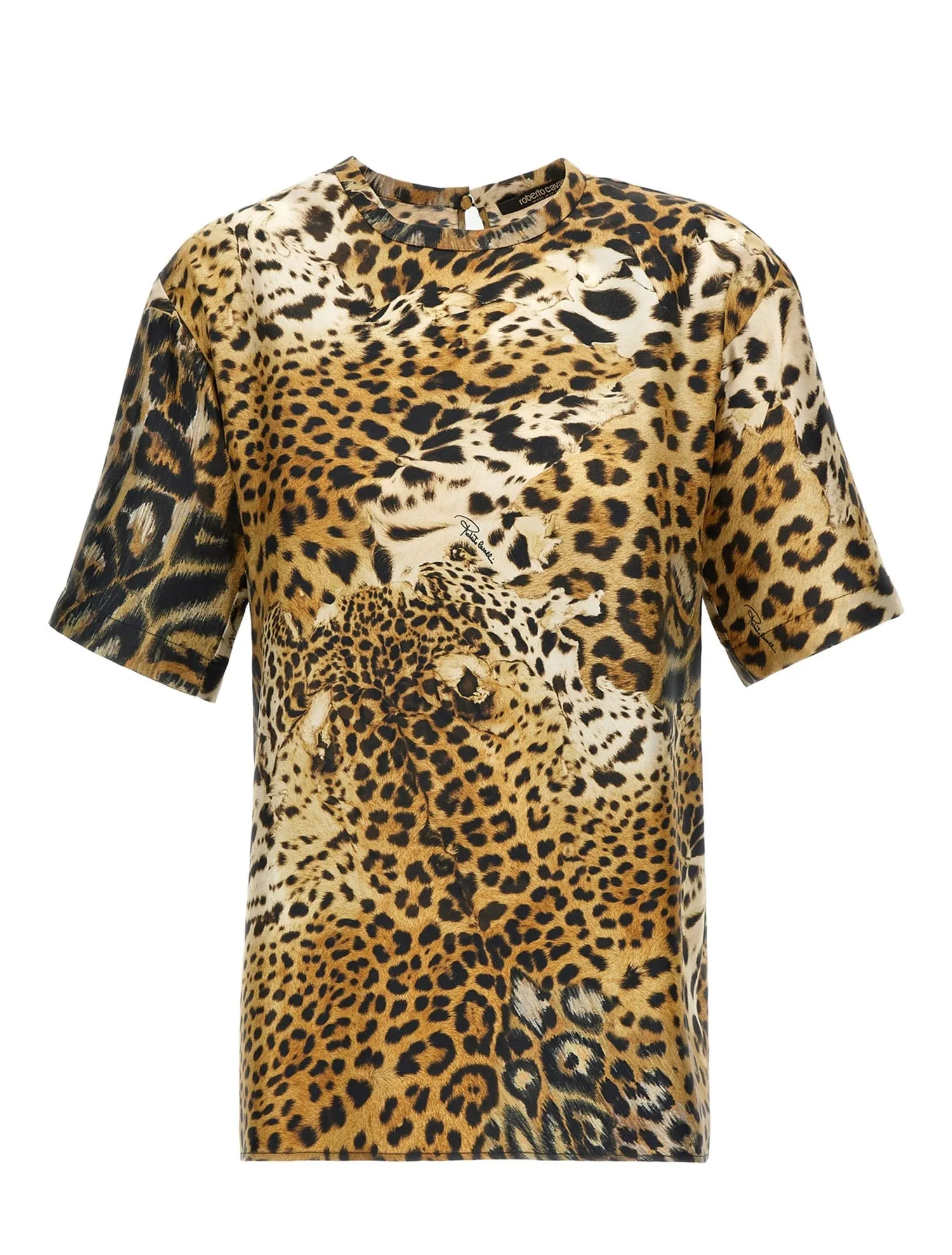 Roberto Cavalli    Roberto Cavalli T Shirts And Polos Natural