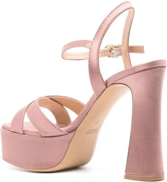 Roberto Festa Trinkraso 120mm satin sandals Pink