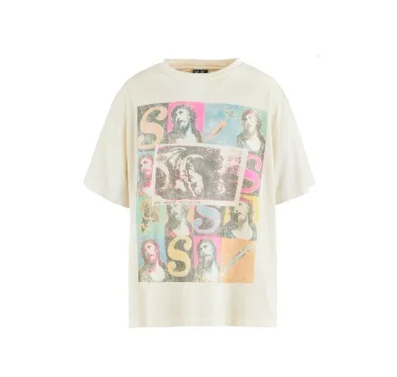 Saint Mxxxxxx  |Unisex Street Style Cotton Short Sleeves Logo T-Shirts