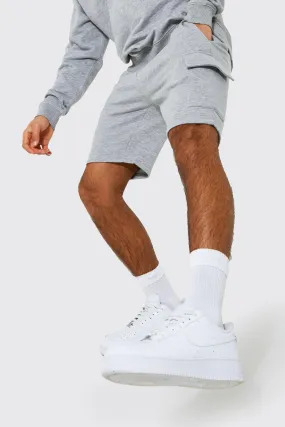 Slim Mid Cargo Jersey Short