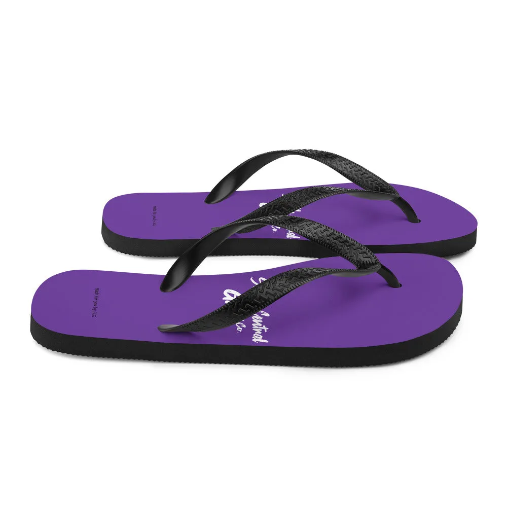South Central Girl Royal Purple Flip-Flops