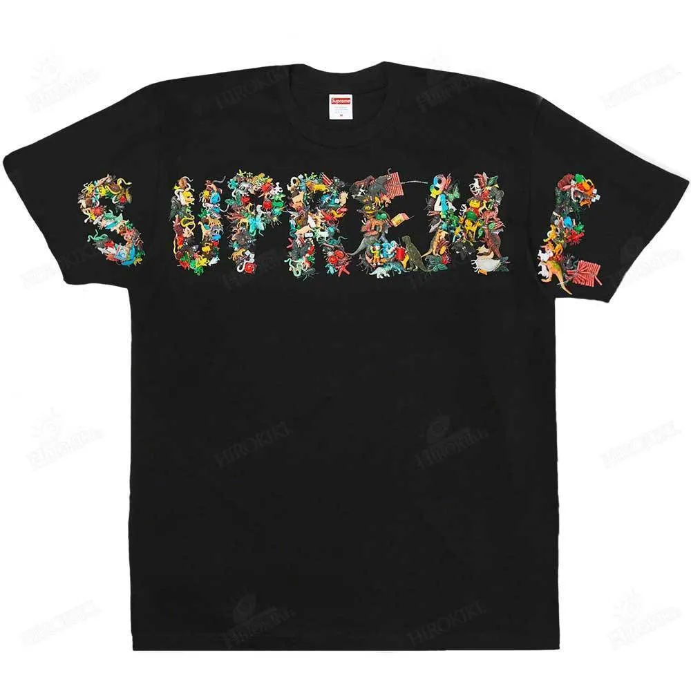 Supreme  |Unisex Street Style Collaboration Logo Skater Style T-Shirts