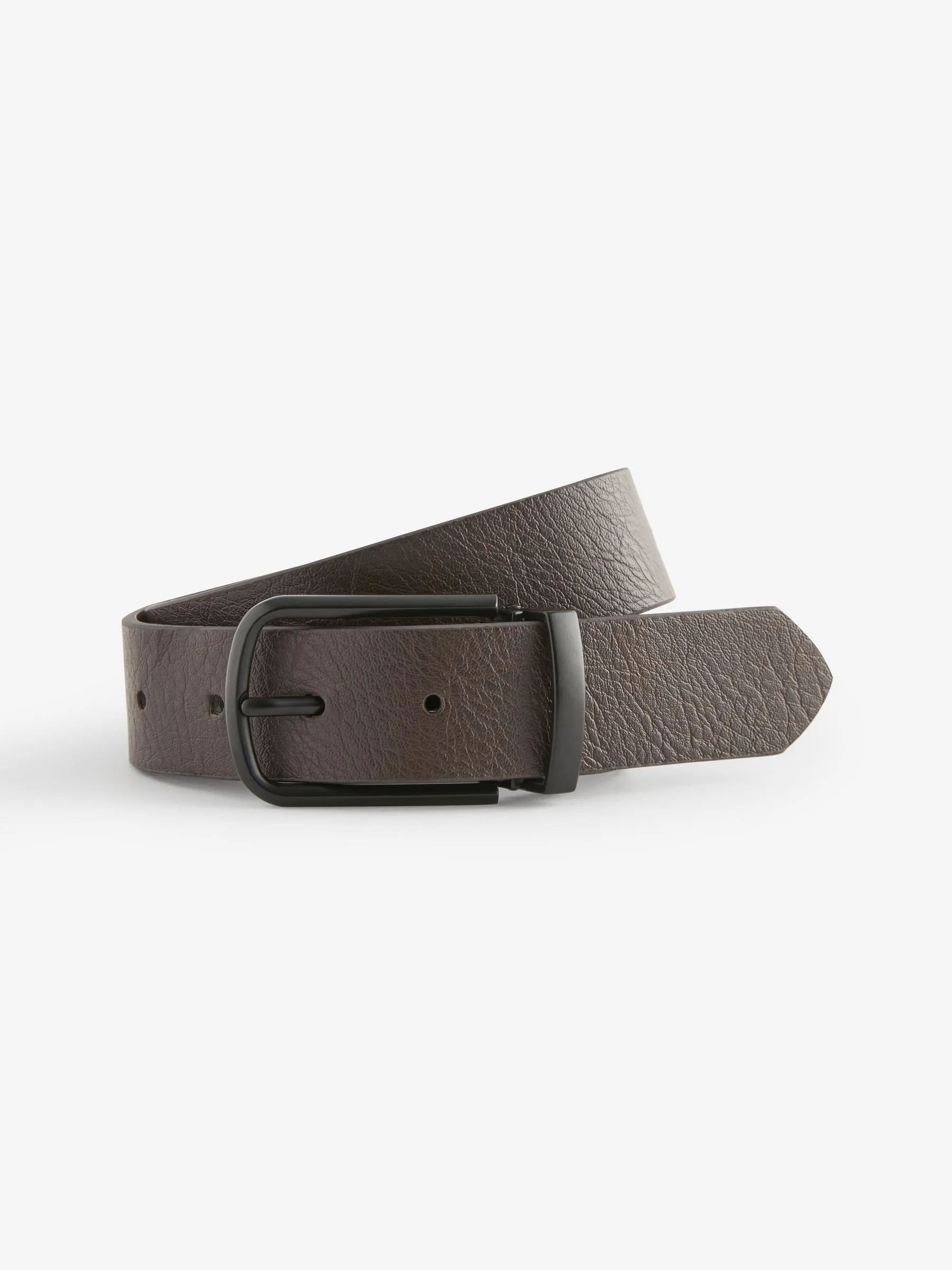 Tan Brown Straight Fit Belted Authentic Jeans