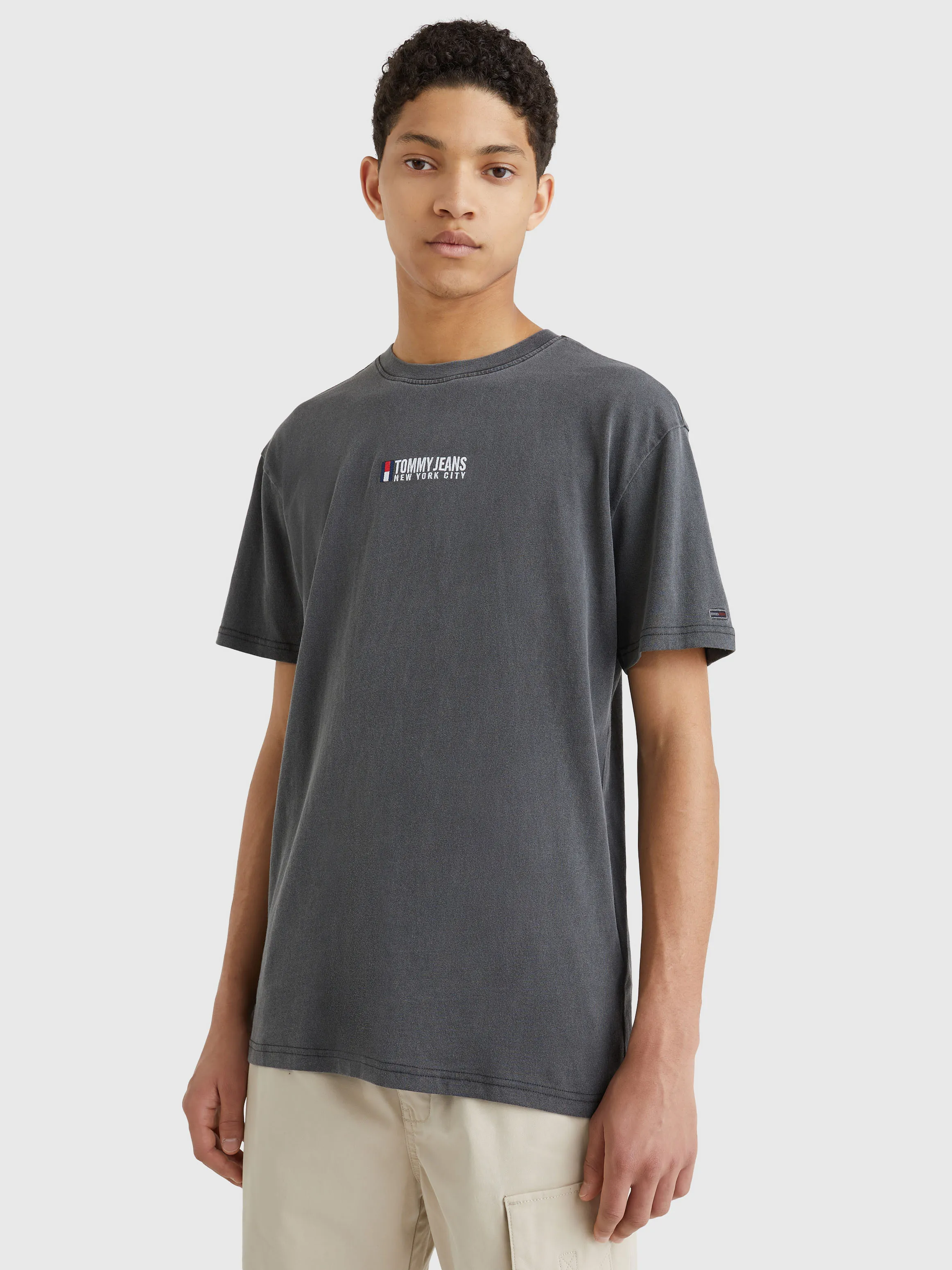 Tommy Turned Flag Embroidered Tee | T-Shirts | Tommy Jeans