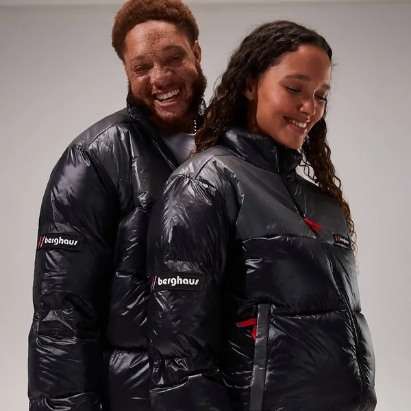 Unisex Blockback Down Jackets - Black/Grey
