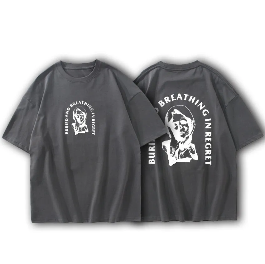 Unisex Casual Oversized Streetwear 100% Cotton Short Sleeve T-Shirts