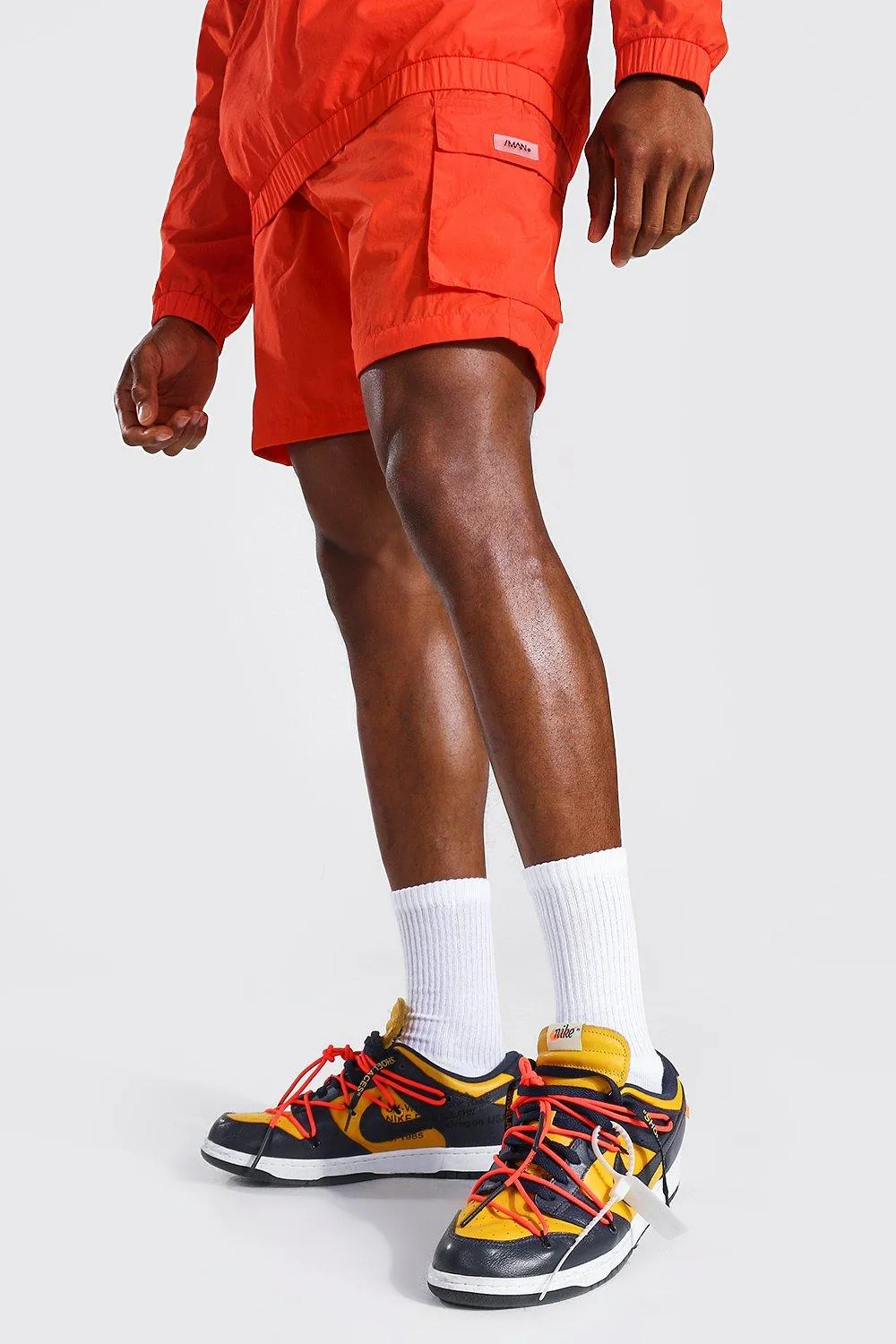 Washed Nylon Man Dash Shorts