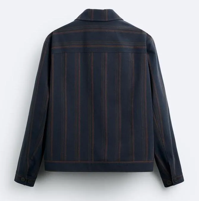ZARA  |Stripes Long Sleeves Shirts